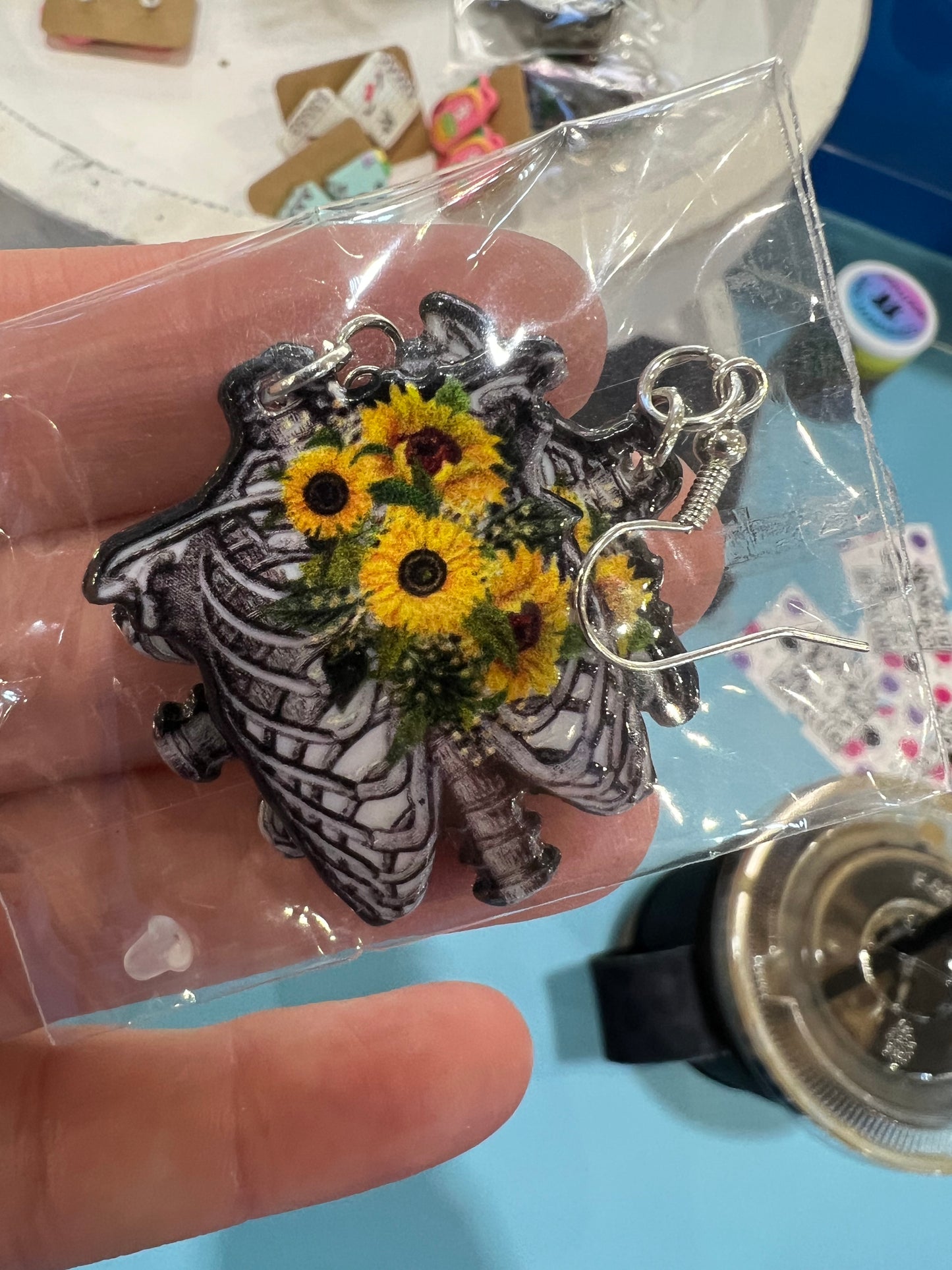 Halloween acrylic earrings