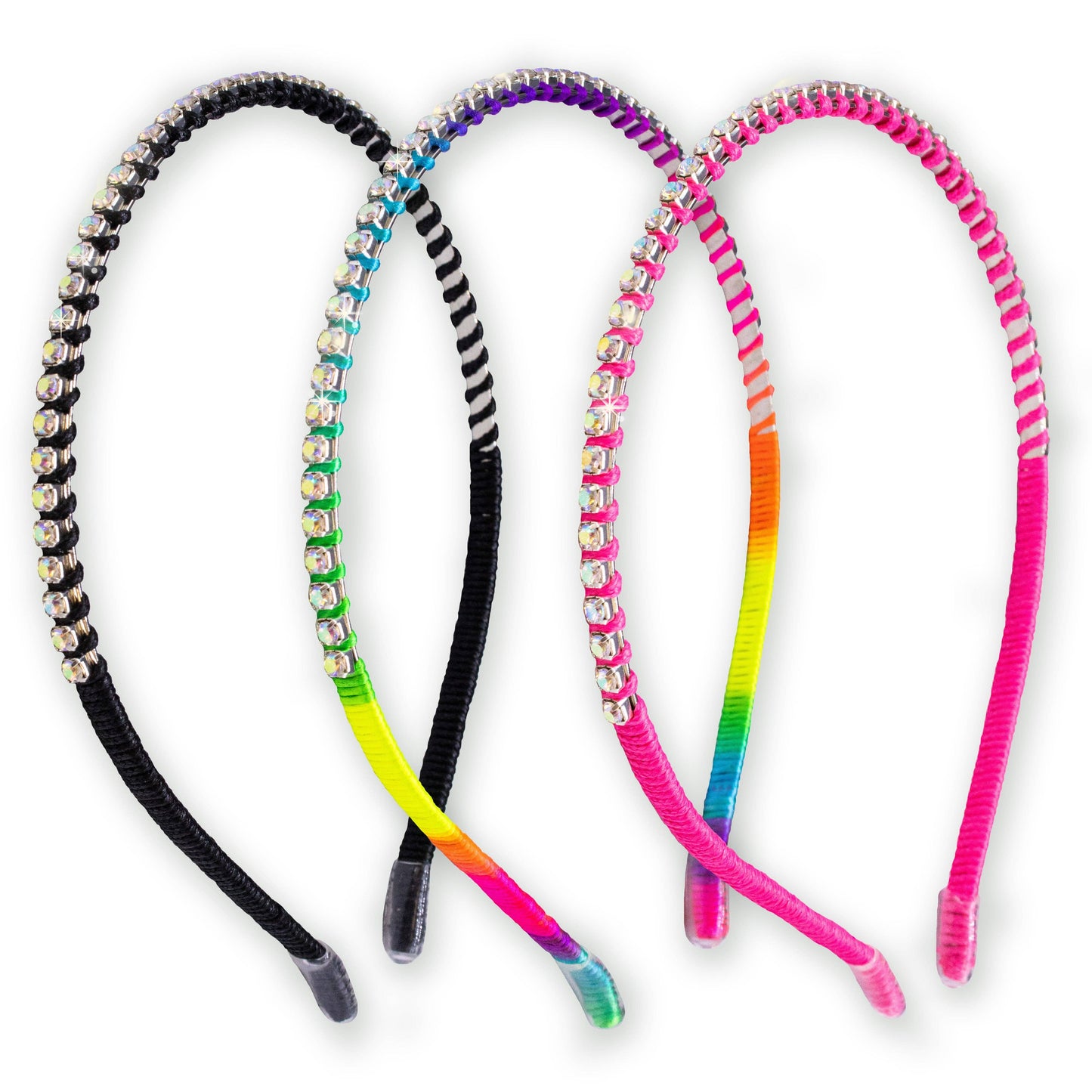 Thin Rhinestone Headbands for Kids Girls
