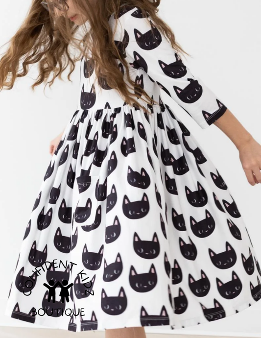 Purrfect Twirl Dress