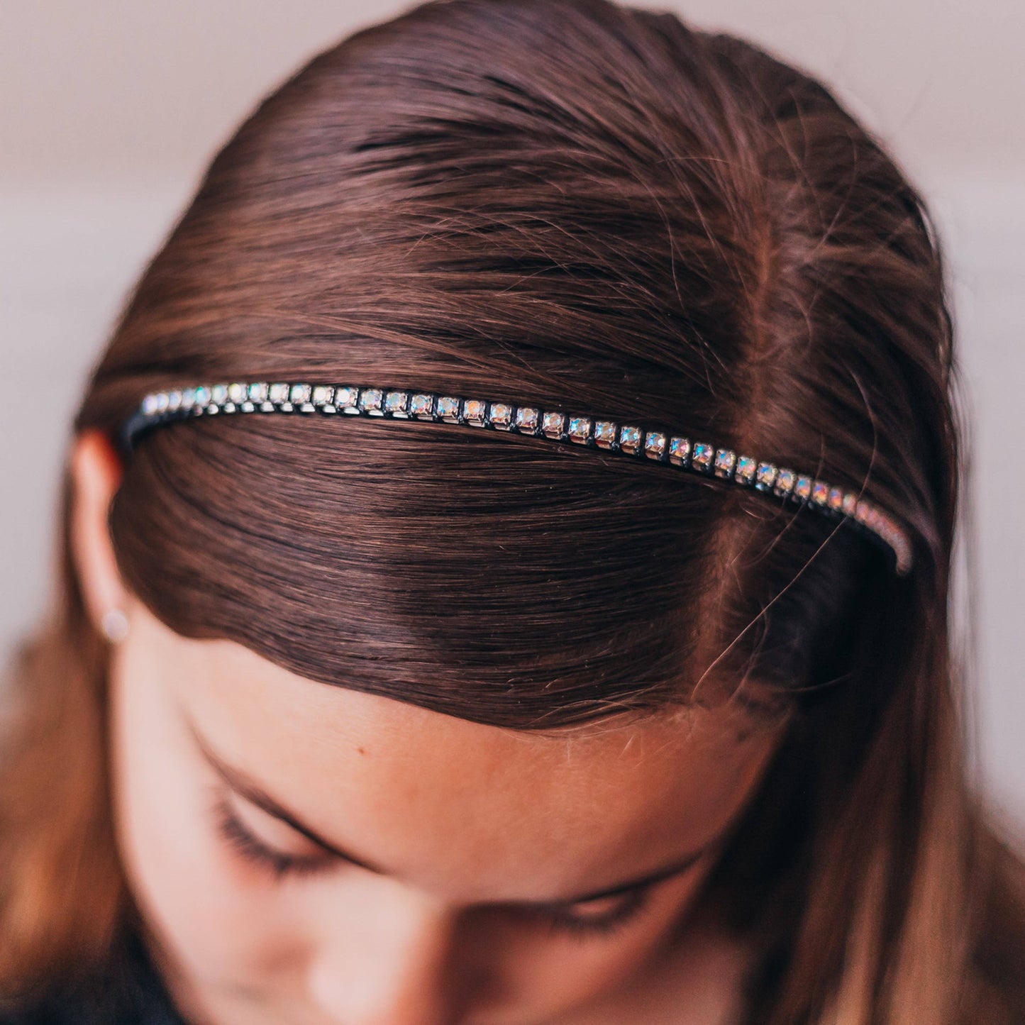 Thin Rhinestone Headbands for Kids Girls