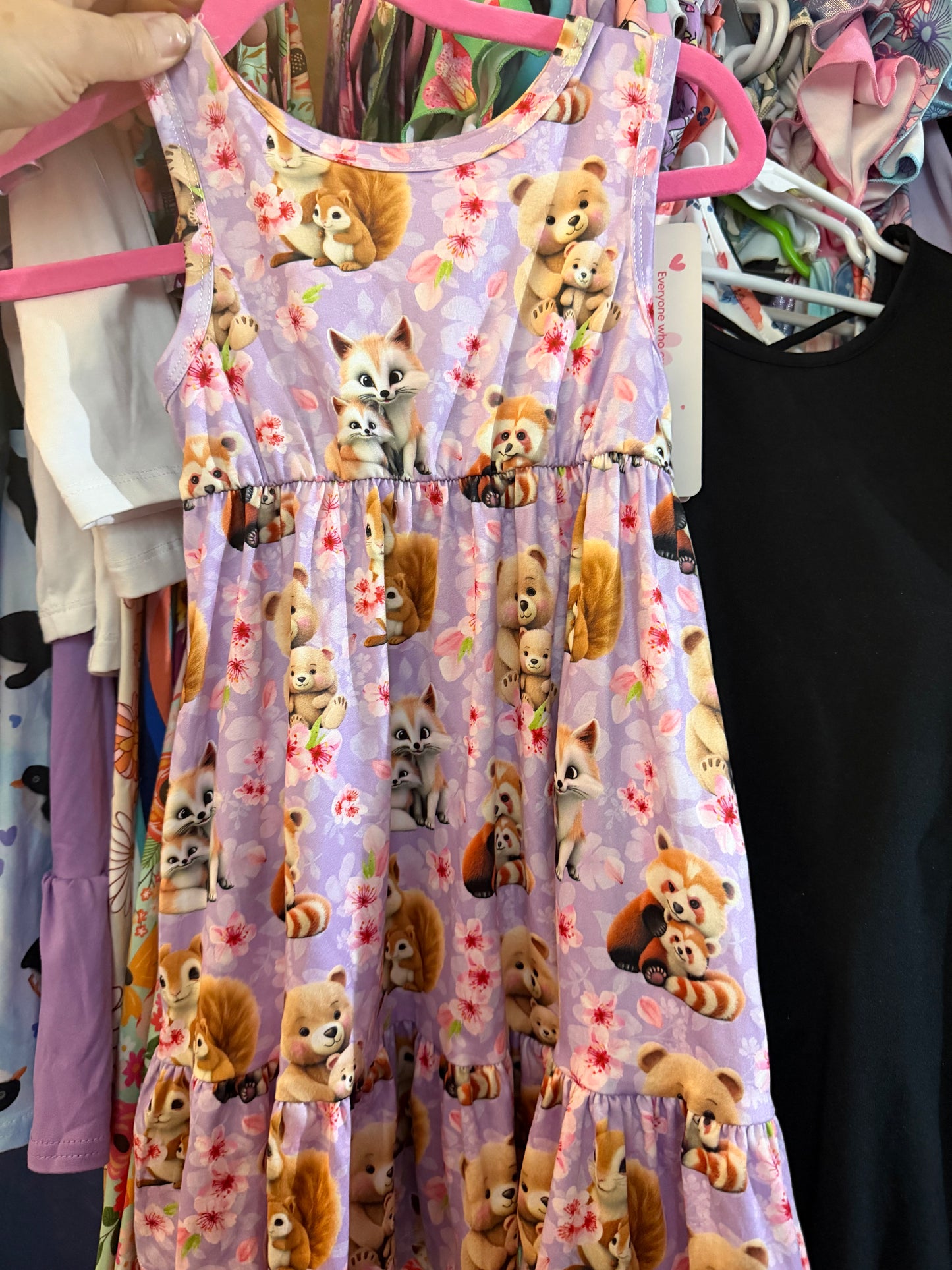 Snuggle Safari Short Sleeve Dress