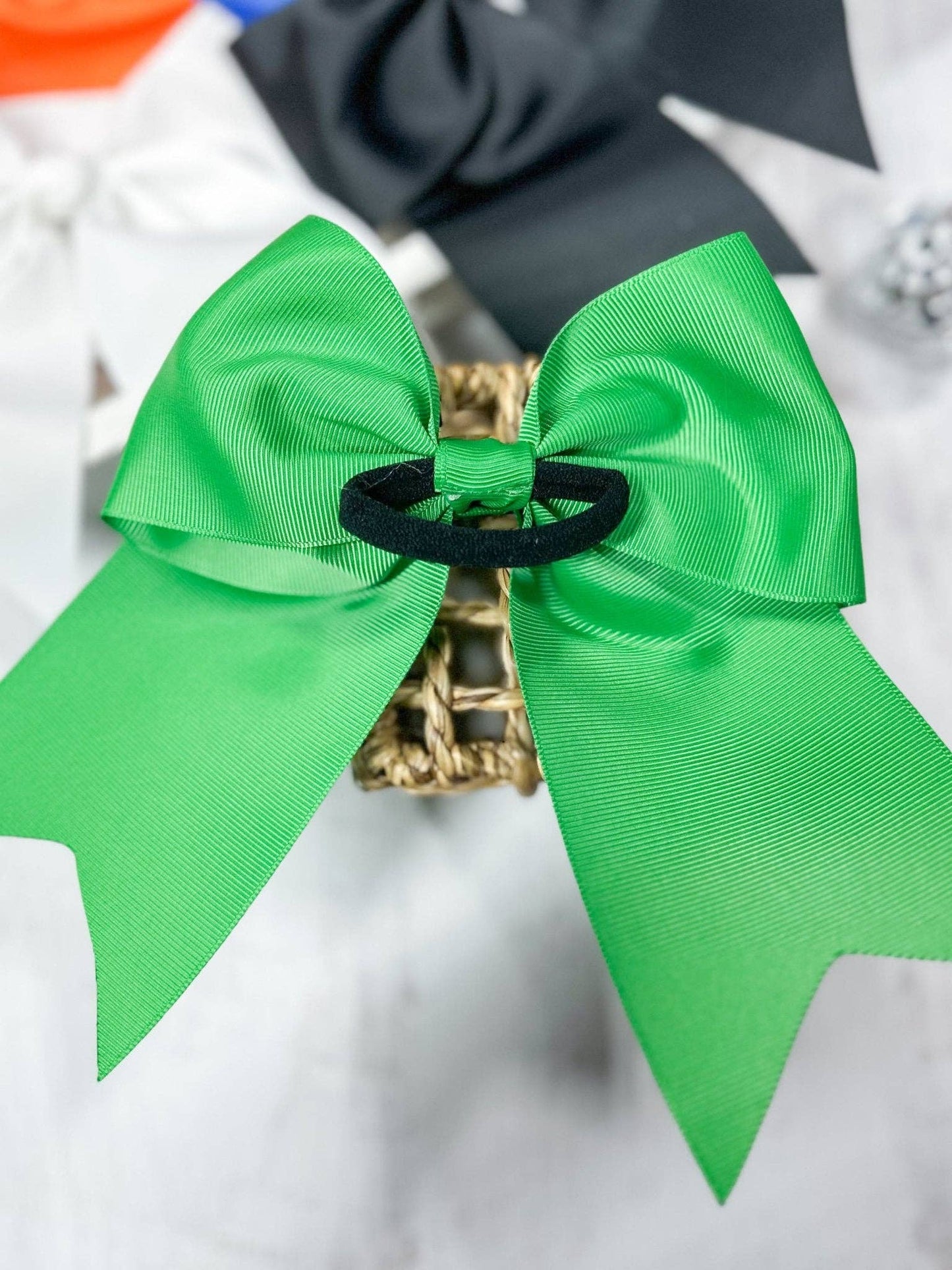 6" Solid Cheer Bow | Pony-O