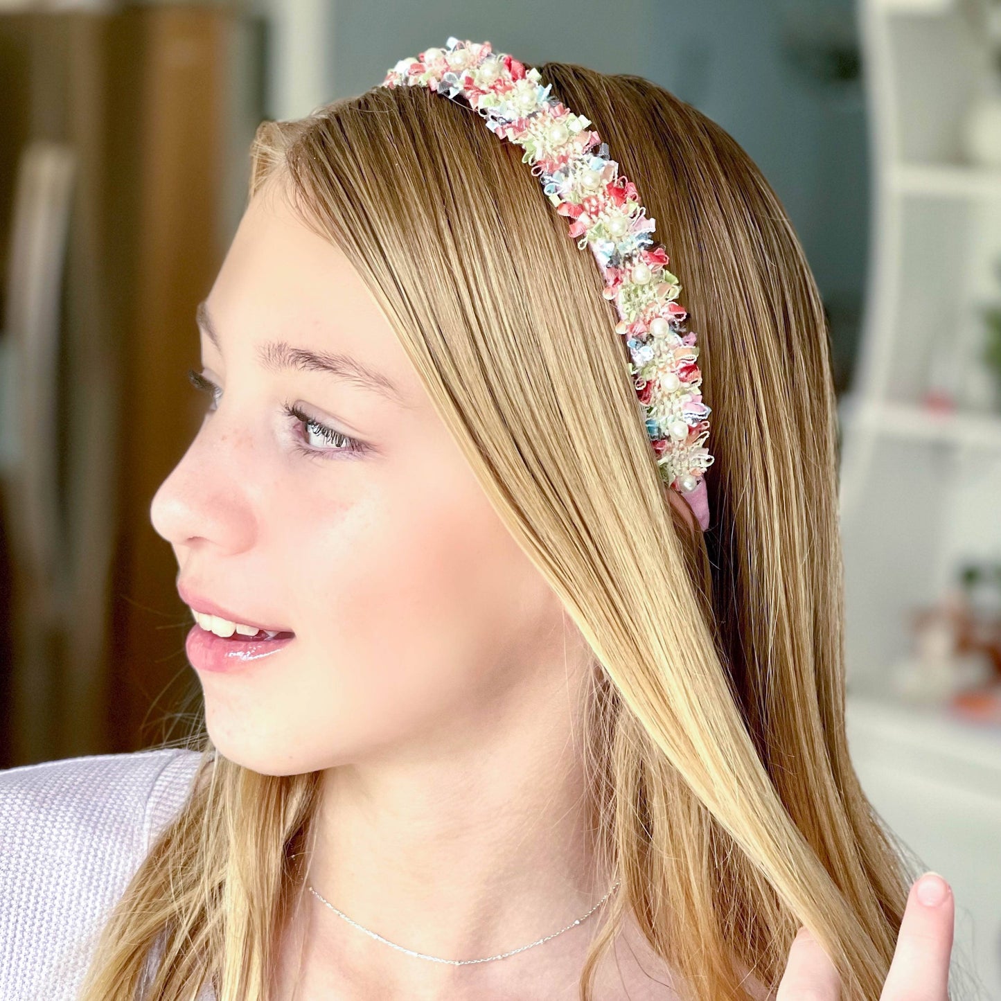 Confetti Pearl Headbands - multiple colors