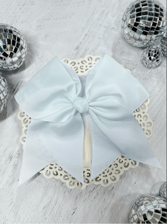 6" Solid Cheer Bow | Pony-O