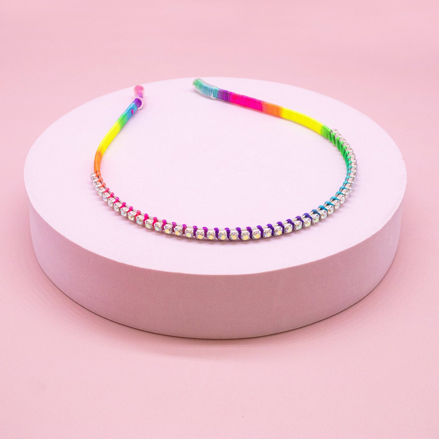 Thin Rhinestone Headbands for Kids Girls