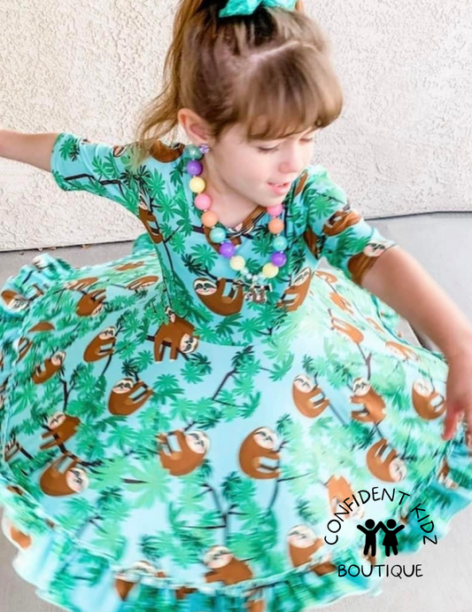 Sloth Pocket Dress