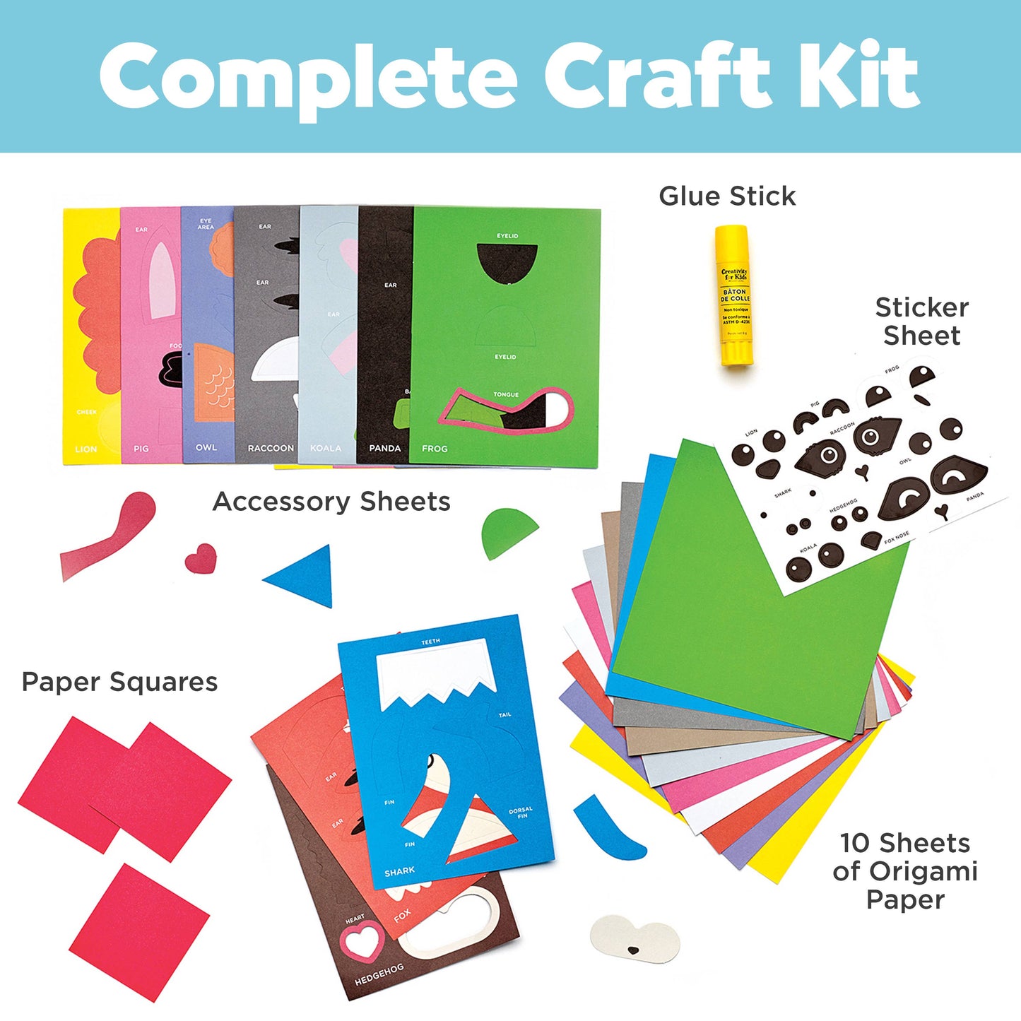 Corner Creature Bookmarks Mini Kit - DIY Craft for Kids