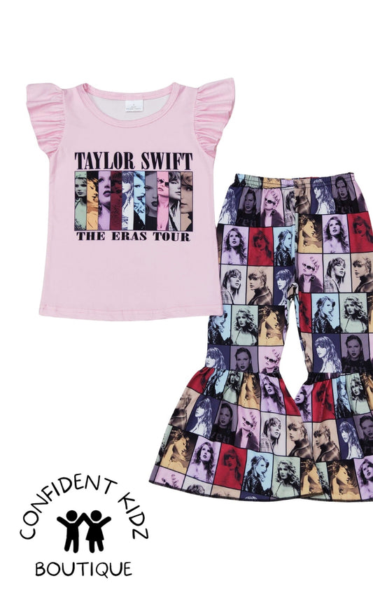 Singer Shirt and Bell Pants Set