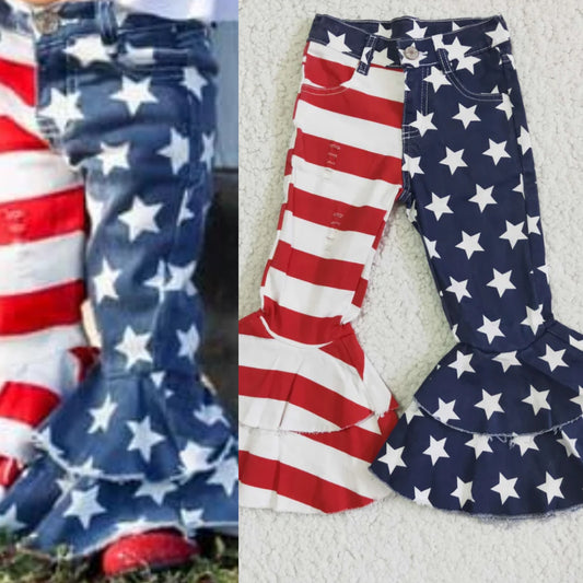RWB flag jeans