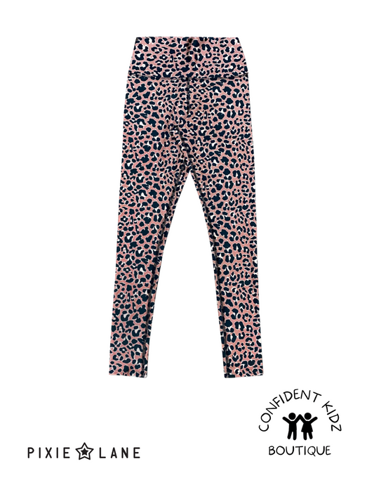 Teen High Shine Leopard Leggings