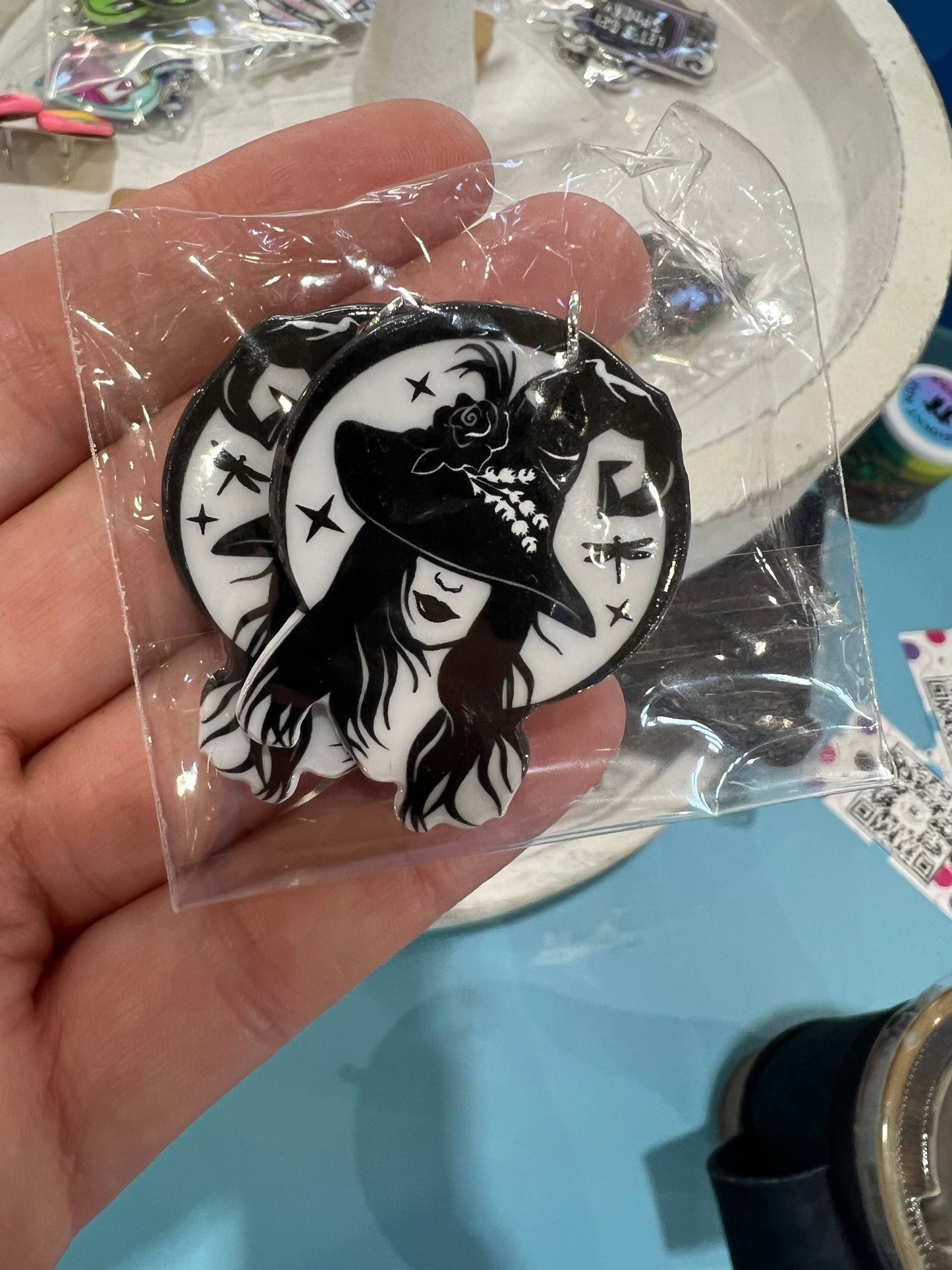 Halloween acrylic earrings