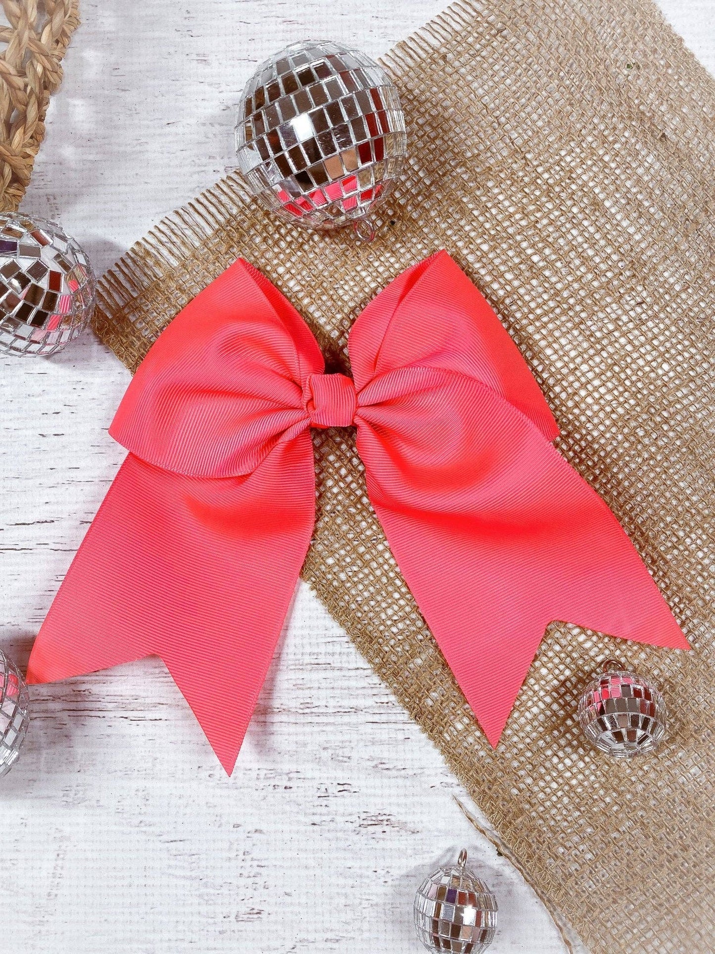 6” Cheer Bow - Alligator Clip