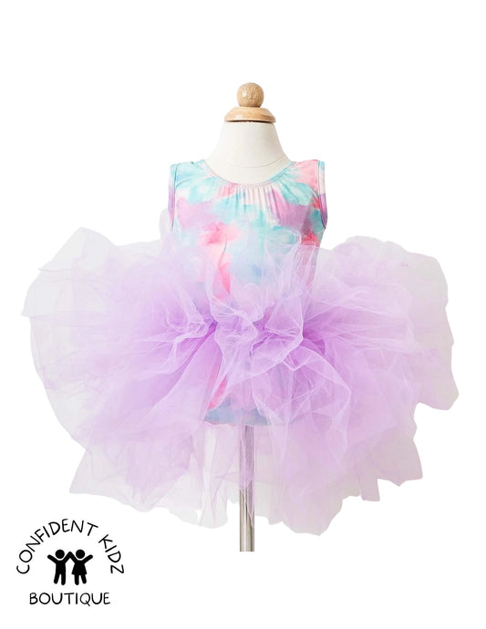 Watercolor Tutu Leotard