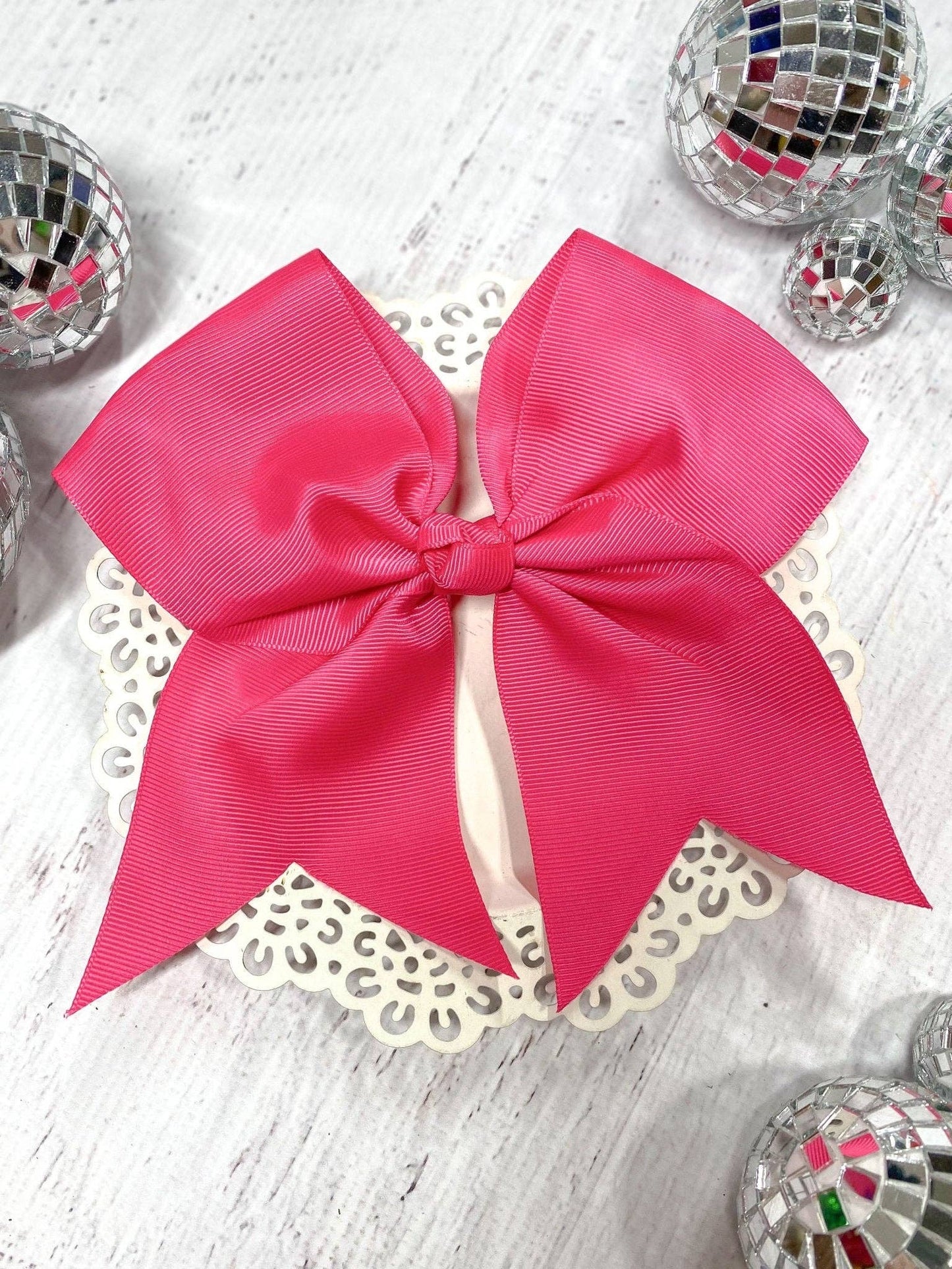 6” Cheer Bow - Alligator Clip