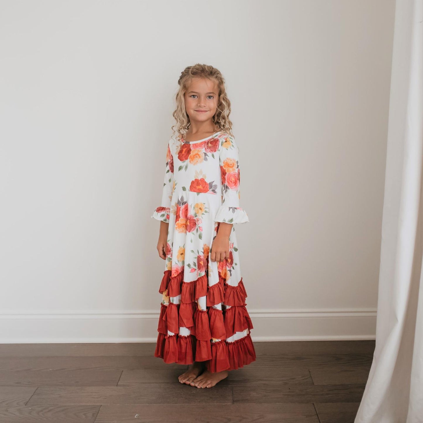 Autumn Ruffles Dress