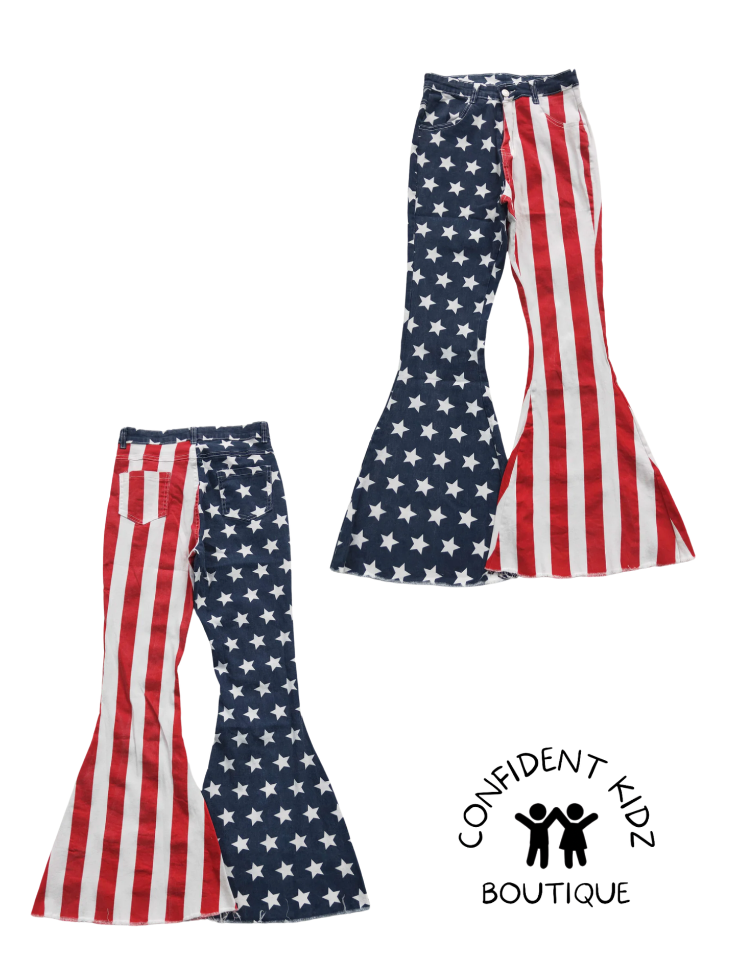 RWB flag jeans