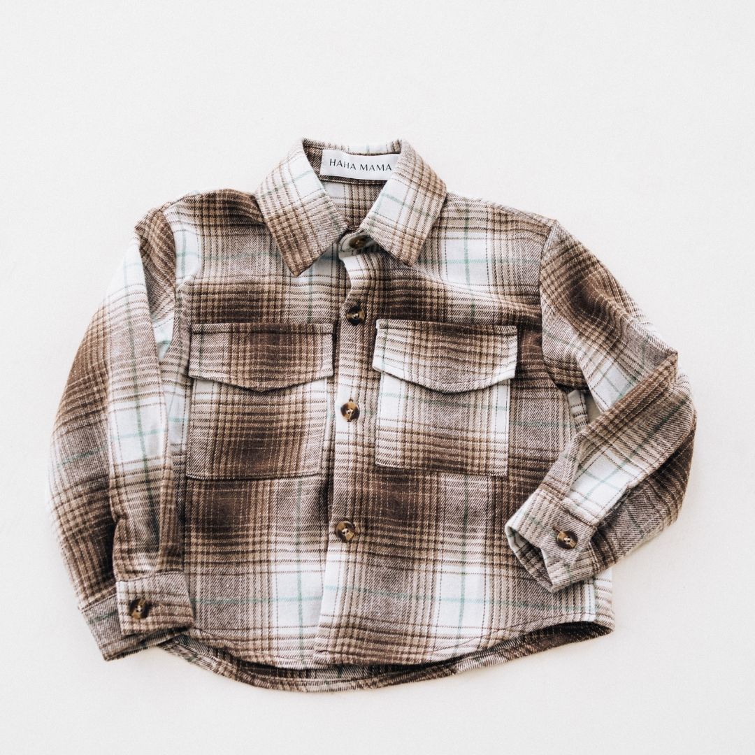 Lightweight Brown Flannel - Infant