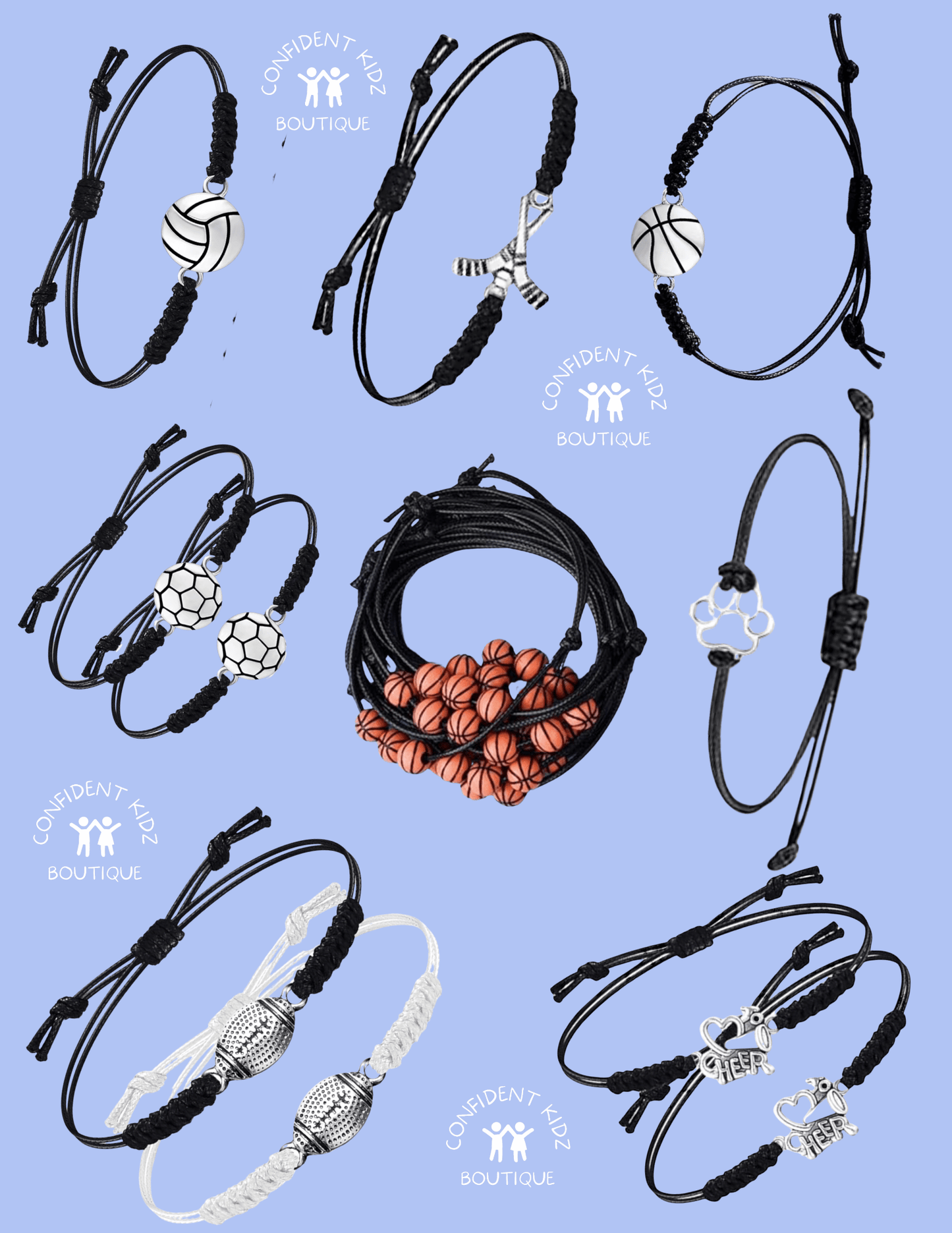 Team spirit bracelets