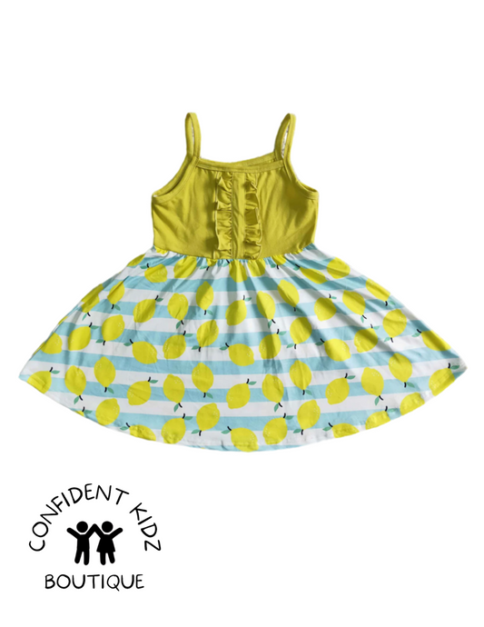 Lemon tank dress