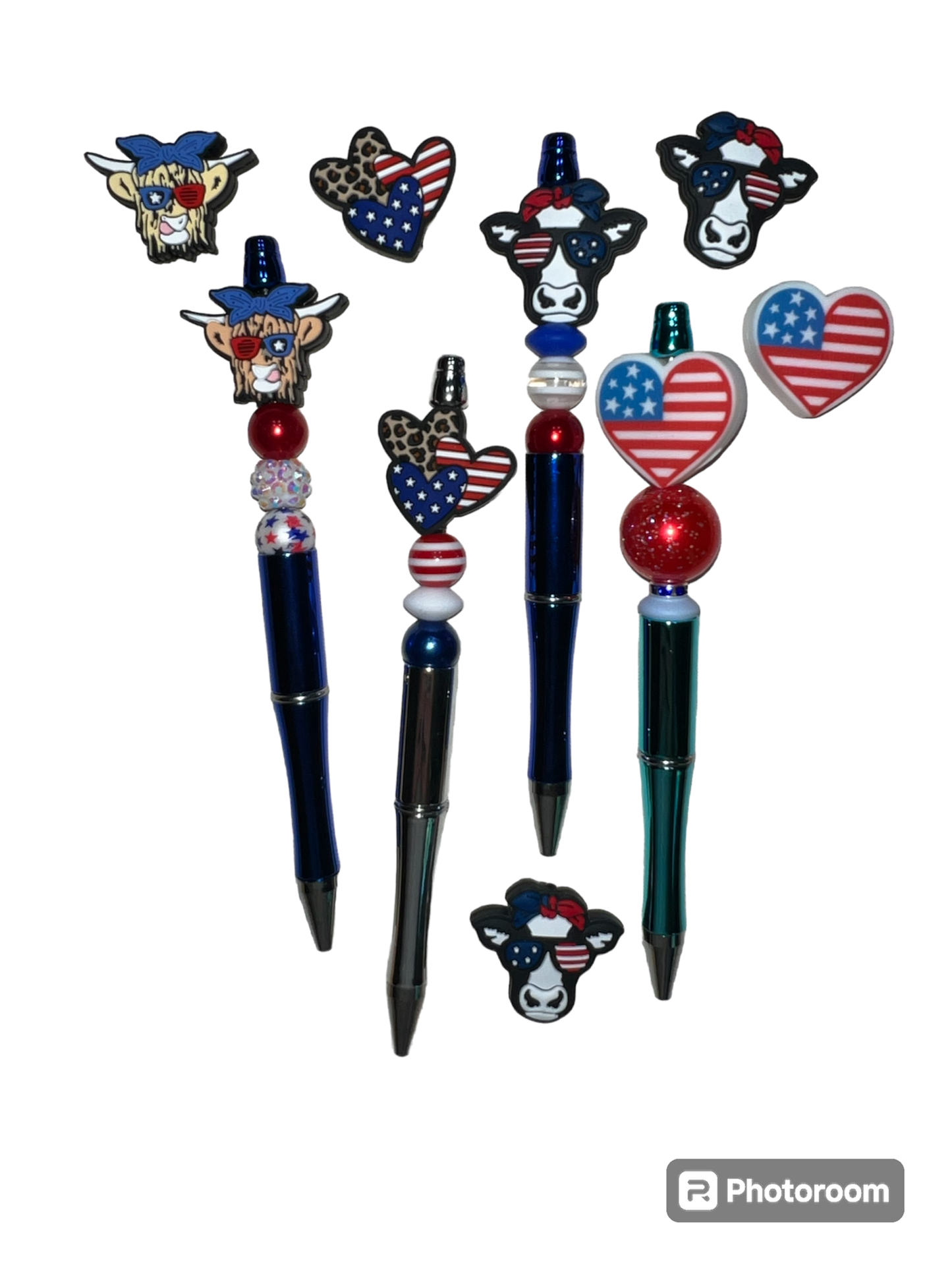 RWB Necklaces, bracelets and pens