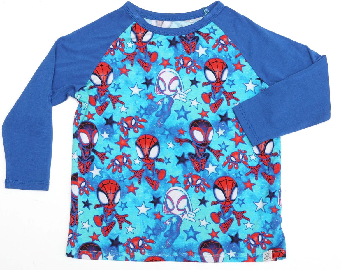 Spider Friends Long Sleeve Bamboo Shirts