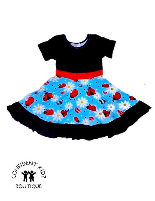 Lady Bug Pocket Dress