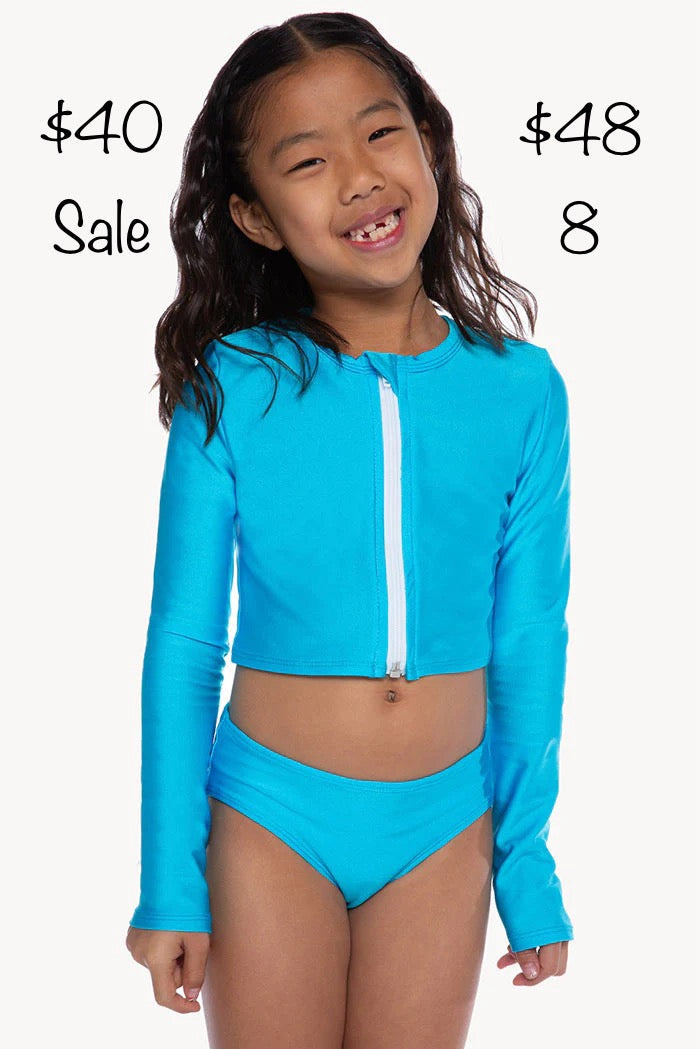 Blue Rash guard set