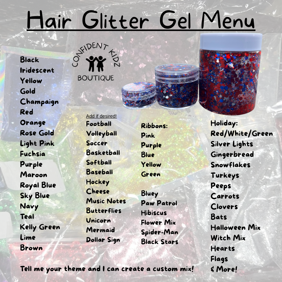 Hair Glitter Gel
