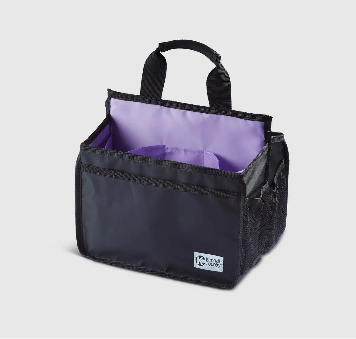 Tidy tote with pockets
