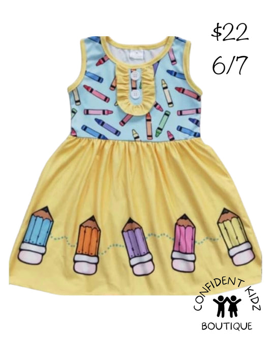 Pencil and Crayon Dress