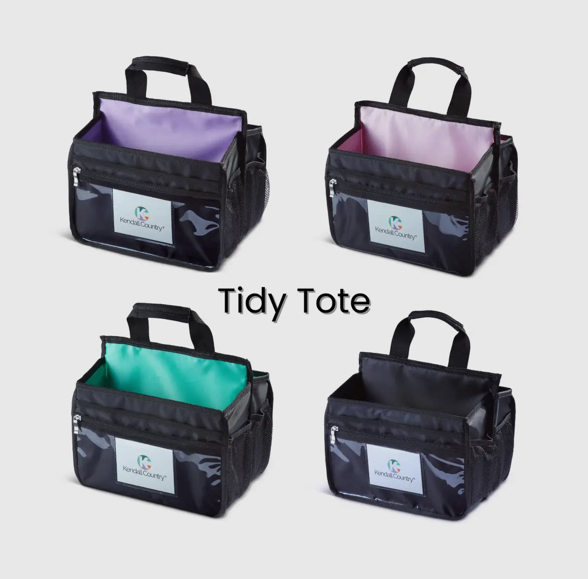 Tidy tote with pockets
