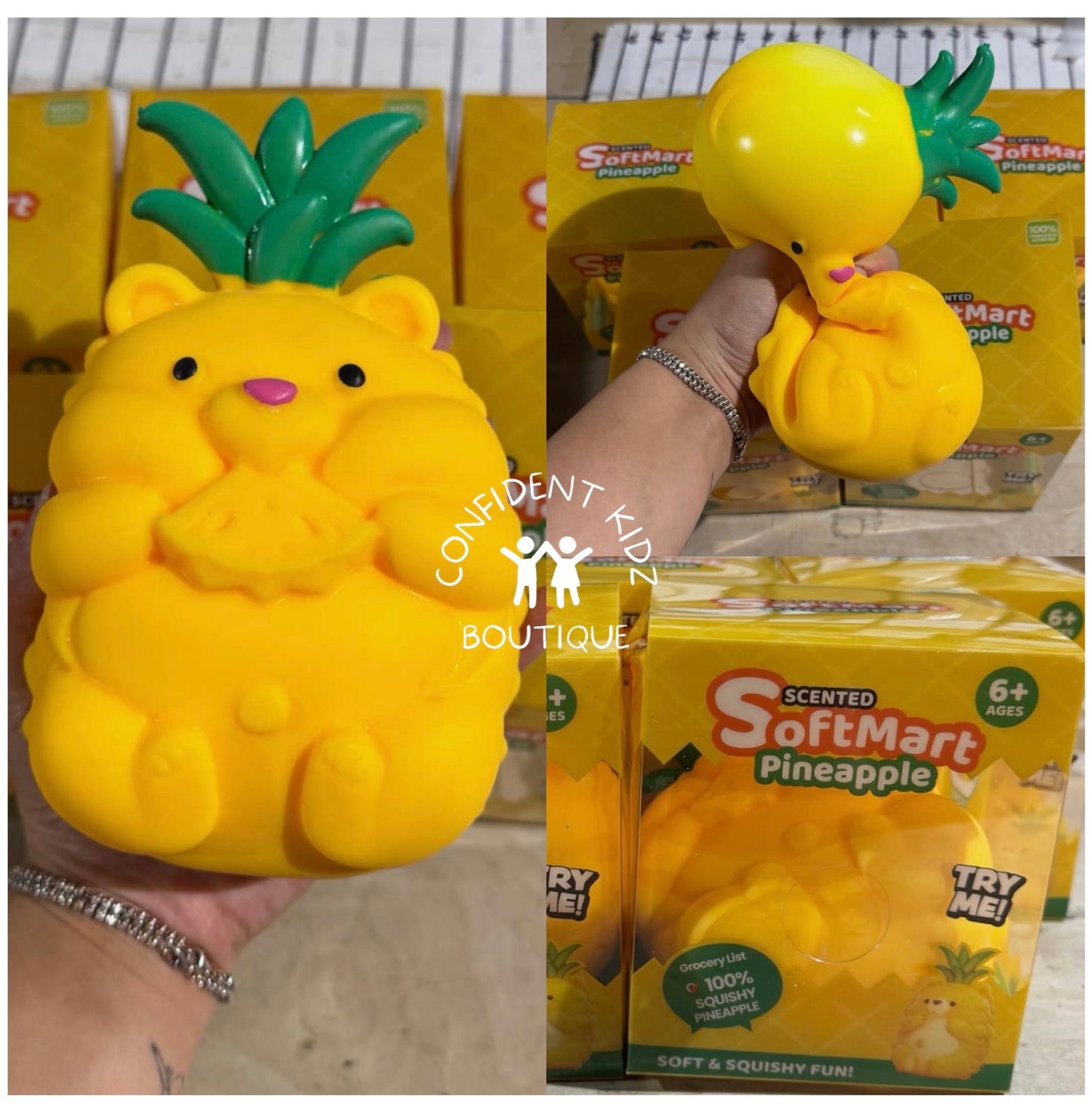 JUMBO Pineapple Bear Squishy