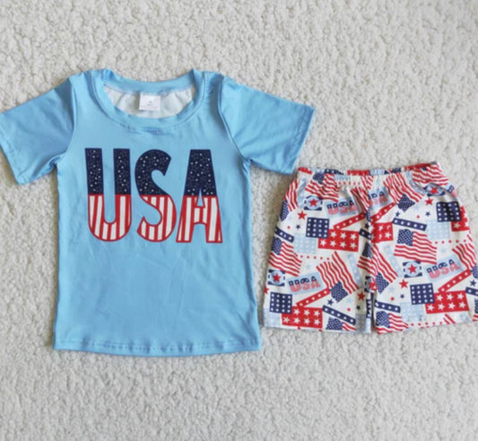 USA shorts set