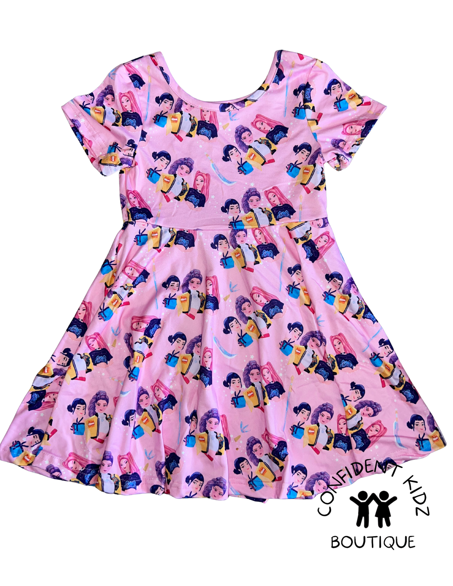 K - P 0 P Pink Trio Dress