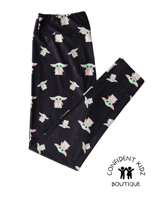 Baby green guy Leggings