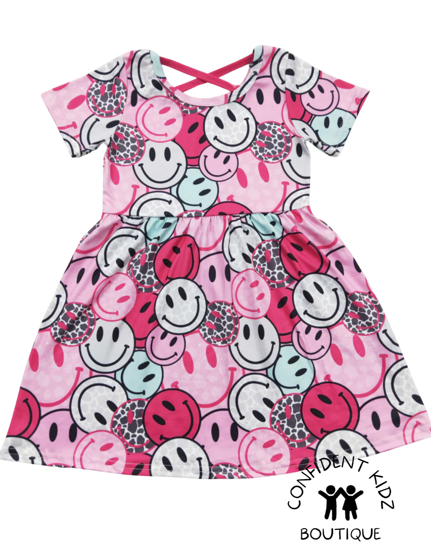 Pink smile dress