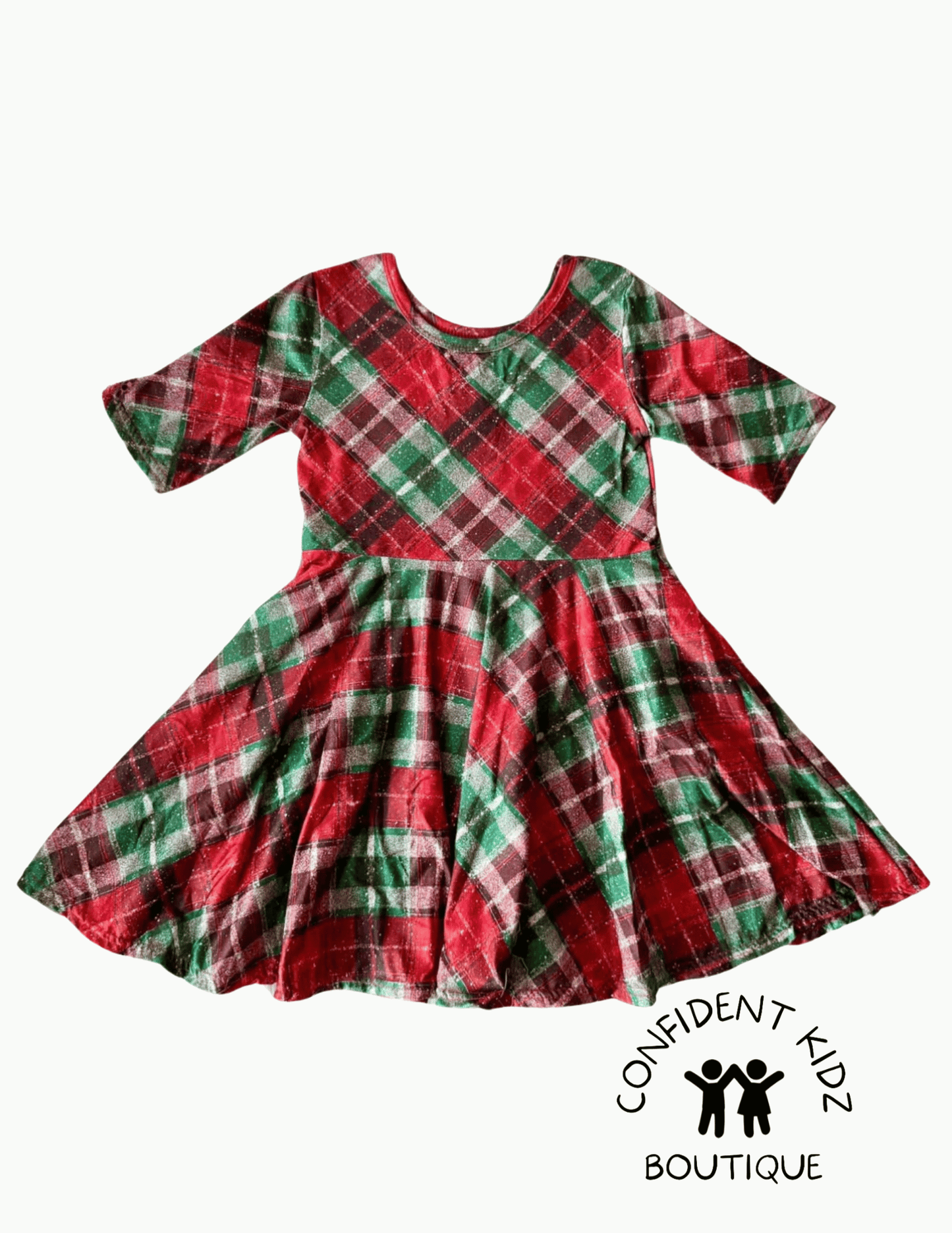 Holiday Plaid Dress