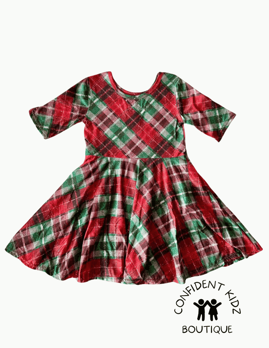 Holiday Plaid Dress