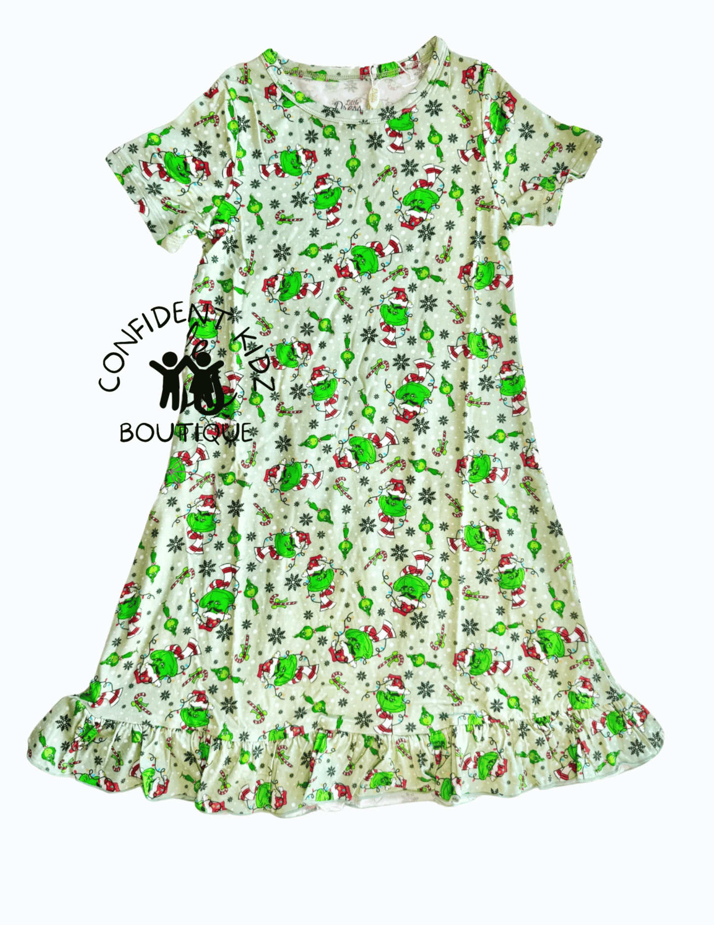 Grinchy Bamboo Lounge Gown