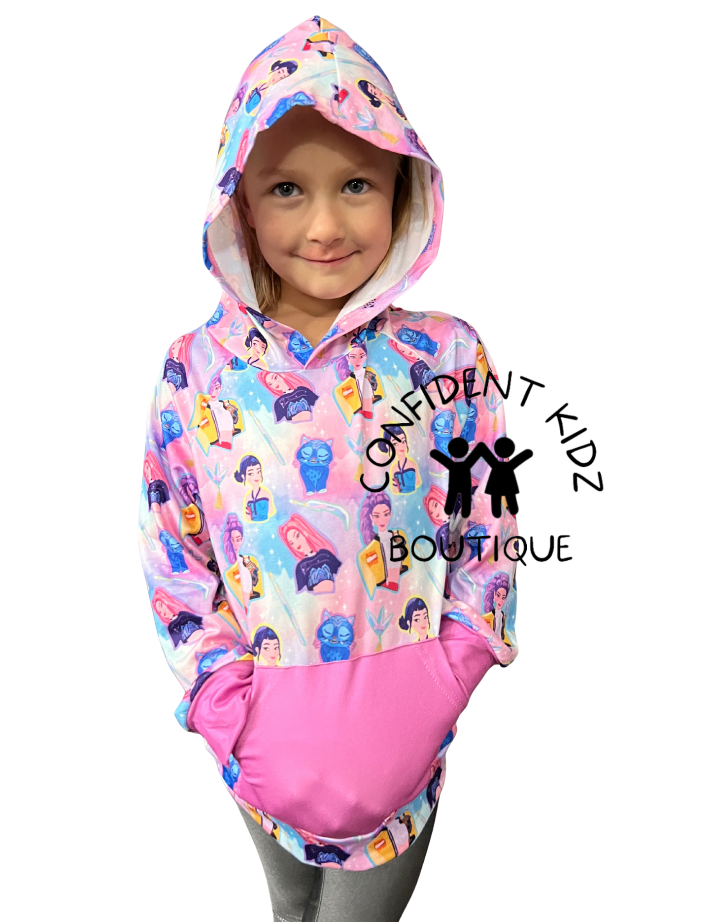 K - P 0 P Pocket Milk Silk Hoodies