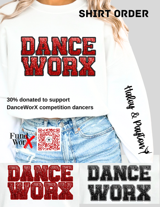 FundWorX Youth Sizes Solid Design Shirts (no glitter)