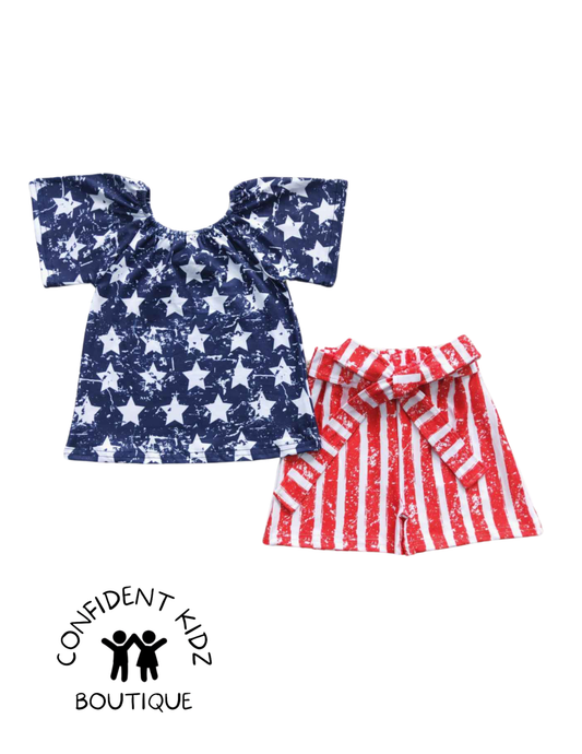 Stars and Stripes Short Set