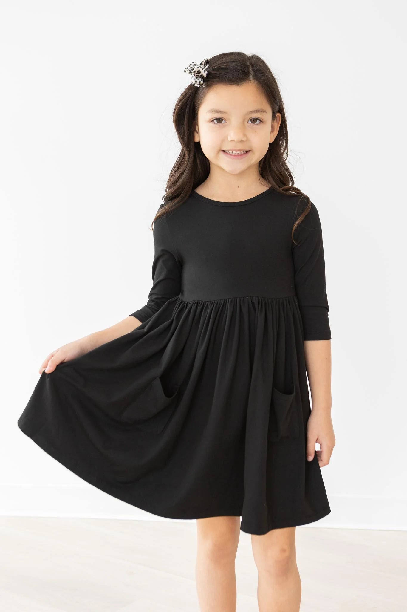 Black Twirl Dress