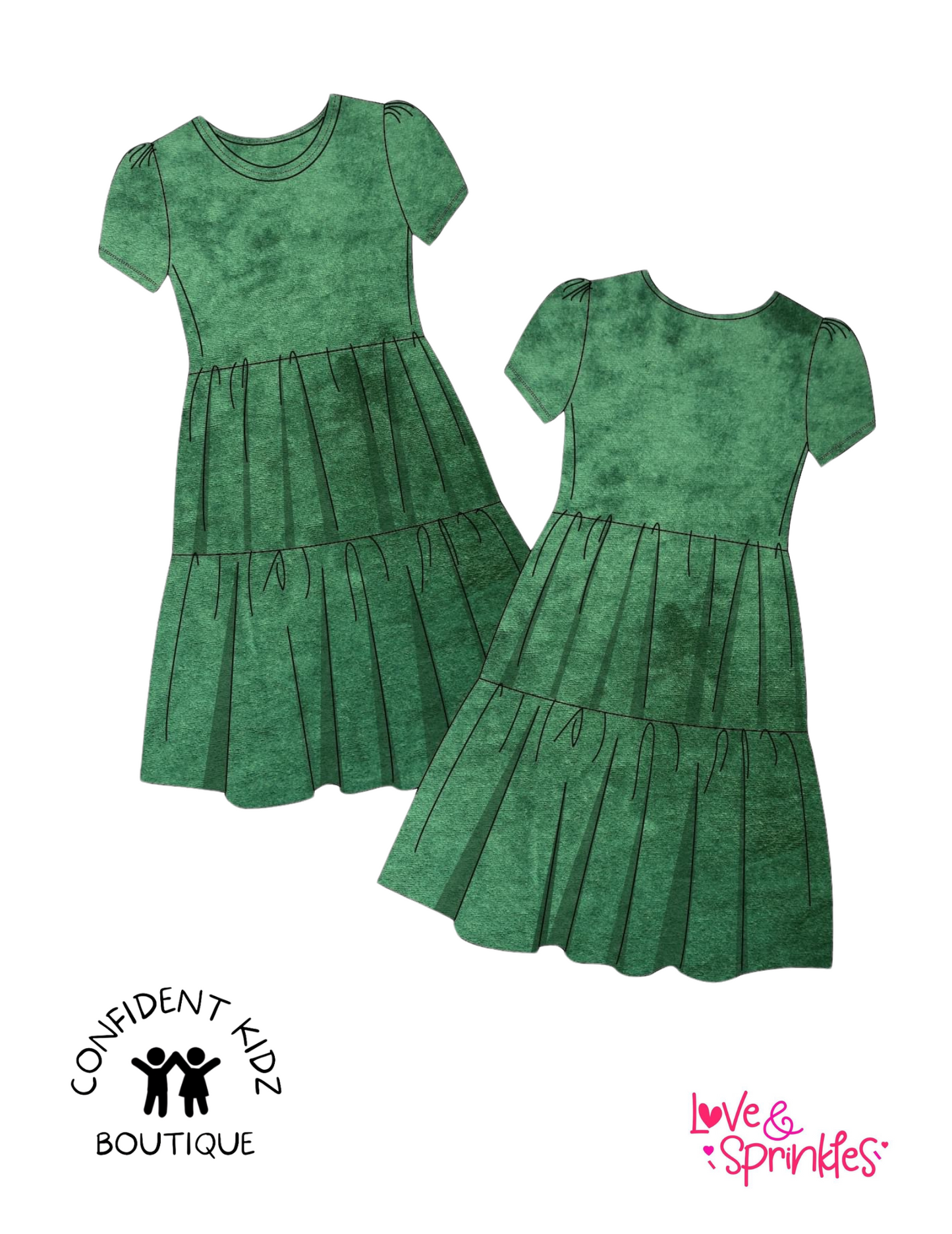 Green Velvet Dresses