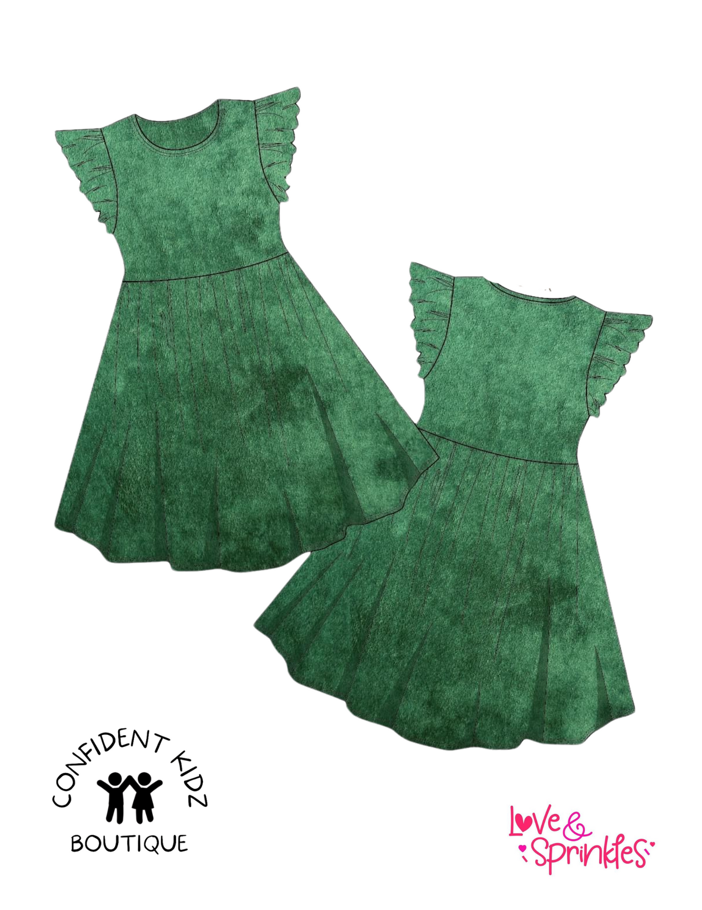 Green Velvet Dresses