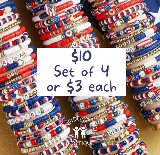 RWB bracelets