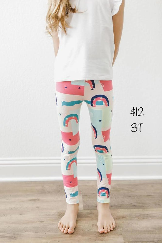 Rainbow Watermelon Leggings