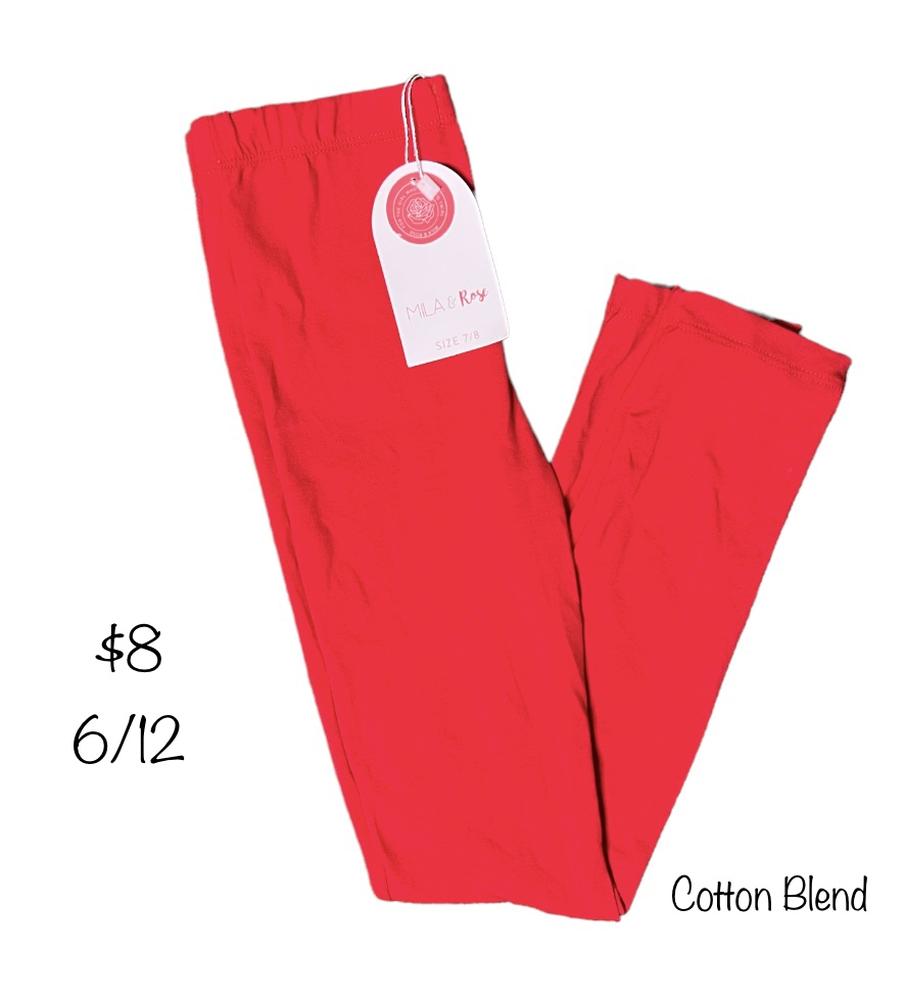 Clearance Red Leggings