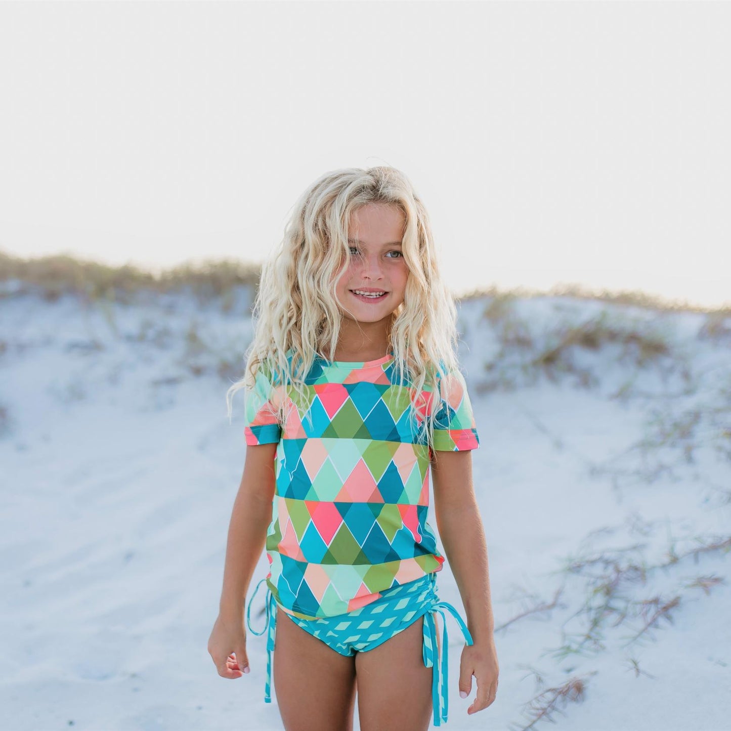 Olivia Diamond Rash Guard Swimsuit