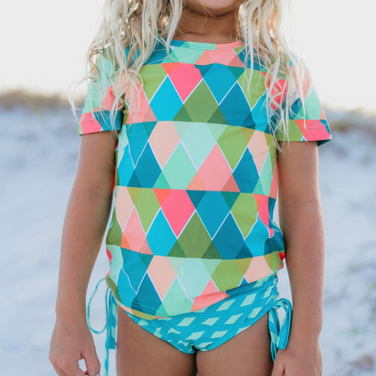 Olivia Diamond Rash Guard Swimsuit